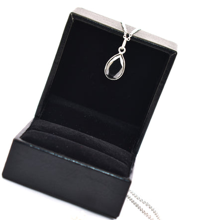 2.75 Ct AAA Certified Black Diamond Pendant Chain Necklace,Gift For Her,Necklace - ZeeDiamonds