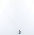 2.75 Ct AAA Certified Black Diamond Pendant Chain Necklace,Gift For Her,Necklace - ZeeDiamonds