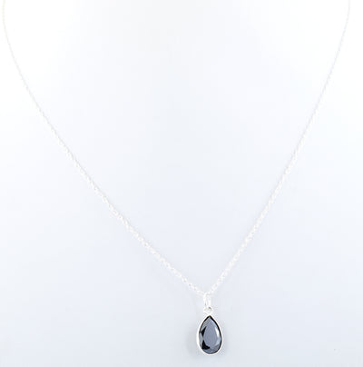 2.75 Ct AAA Certified Black Diamond Pendant Chain Necklace,Gift For Her,Necklace - ZeeDiamonds