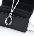 2.75 Ct AAA Certified Black Diamond Pendant Chain Necklace,Gift For Her,Necklace - ZeeDiamonds