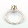 0.60 Ct Earth Mined Champagne Diamond Solitaire Engagement Ring - ZeeDiamonds