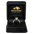 0.60 Ct Earth Mined Champagne Diamond Solitaire Engagement Ring - ZeeDiamonds