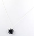 7.2 Ct AAA Certified Black Diamond Pendant Chain Necklace, Anniversary Gift - ZeeDiamonds