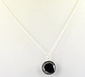 7.2 Ct AAA Certified Black Diamond Pendant Chain Necklace, Anniversary Gift - ZeeDiamonds