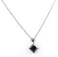 3.5 Ct, AAA Certified Black Diamond Solitaire Pendant for Women's - ZeeDiamonds