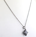 3.5 Ct, AAA Certified Black Diamond Solitaire Pendant for Women's - ZeeDiamonds