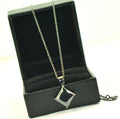 3.5 Ct, AAA Certified Black Diamond Solitaire Pendant for Women's - ZeeDiamonds