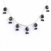 Designer Black Diamond Chain Necklace - Elegant & Delicate - ZeeDiamonds