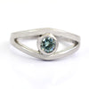 0.60 Ct Exclusive Blue Diamond Solitaire Ring, 100% Certified - ZeeDiamonds