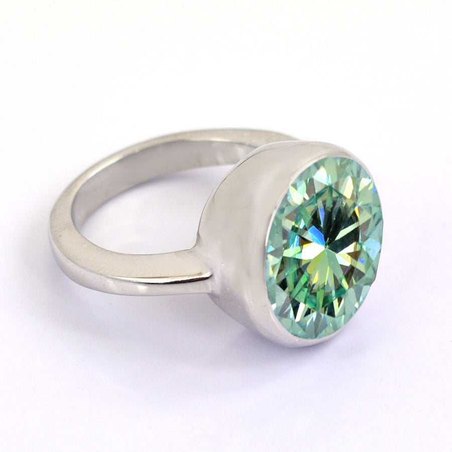 4.75 Ct AAA Certified Exclusive Blue Diamond Solitaire Ring.Great Shine & Luster! - ZeeDiamonds