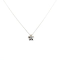 0.70 Ct AAA Certified Off-White Diamond Solitaire Pendant, Flower Design - ZeeDiamonds