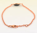 1.5 Ct Certified Marquise Cut Black Diamond Chain Bracelet In Rose Gold - ZeeDiamonds