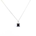 5.50 Ct, Black Diamond Chain Pendant, Earth Mined Certified Diamond - ZeeDiamonds