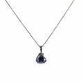 7 Ct Black Diamond Solitaire Pendant, Great Shine & Luster - ZeeDiamonds