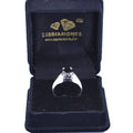 3.50 Ct Round Shape Black Diamond Solitaire Ring in 925 Sterling Silver - ZeeDiamonds