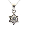 1.50 Ct AAA Certified Elegant Off-White Diamond Solitaire Pendant, Star Design - ZeeDiamonds
