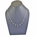 AAA Certified Elegant Black Diamond Chain Necklace, Latest Collection - ZeeDiamonds