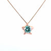 3.80 Ct AAA Certified Blue Diamond Solitaire Star Pendant, Great Design - ZeeDiamonds