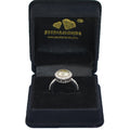 3 CT CHAMPAGNE DIAMOND RING WITH DIAMOND ACCENTS - ZeeDiamonds