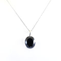 6 Ct Black Diamond Solitaire Pendant in Prong Setting, 100% Certified - ZeeDiamonds