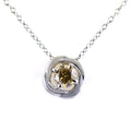 0.60 Cts Elegant Champagne Diamond Pendant In latest Style For Gifting. - ZeeDiamonds