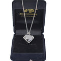 5 Ct, Certified Round Black Diamond Solitaire Pendant for Women's - ZeeDiamonds