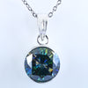 5 Ct Certified Blue Diamond Solitaire Pendant, Latest Collection - ZeeDiamonds
