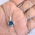 5.65 Ct Certified Exclusive Blue Diamond Solitaire Pendant - ZeeDiamonds