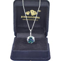 5.65 Ct Certified Exclusive Blue Diamond Solitaire Pendant - ZeeDiamonds