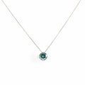 2.95 Ct AAA Quality Blue Diamond Solitaire Pendant, Great Sparkle - ZeeDiamonds