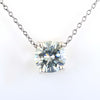 2.40 Ct Certified Off-White Diamond Pendant, Great Brilliance & Luster - ZeeDiamonds