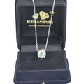 2.40 Ct Certified Off-White Diamond Pendant, Great Brilliance & Luster - ZeeDiamonds