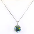 5.05 Ct AAA Certified Blue Diamond Solitaire Pendant, Great Sparkle - ZeeDiamonds