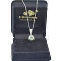 2.5 Certified Gorgeous Blue Diamond Pendant with Diamond Accents - ZeeDiamonds