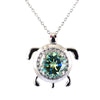 4.3 Certified Gorgeous Blue Diamond Unisex Tortoise Pendant - ZeeDiamonds