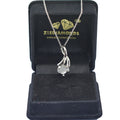 3 Ct Certified Round Brilliant Cut Black Diamond Solitaire Pendant - ZeeDiamonds