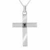 2 Ct 100% Certified Blue Diamond Solitaire Cross Pendant For Gift - ZeeDiamonds
