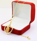 4.5 Cts Pukhraj Gemstone Heart Shape Pendant in Panchdhatu, Astrological Pendant - ZeeDiamonds