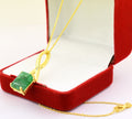 5.5 Cts Certified Emerald Gemstone Pendant in Panchdhatu, Astrological Pendant,Astrological Gemstones - ZeeDiamonds