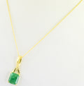 5.5 Cts Certified Emerald Gemstone Pendant in Panchdhatu, Astrological Pendant,Astrological Gemstones - ZeeDiamonds