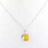 Certified Pukhraj Gemstone Pendant, Birthstone Jewelry, Yellow Sapphire Astrology Pendant - ZeeDiamonds