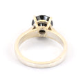 1-4 Carats Certified Black Diamond Sterling Silver Ring - ZeeDiamonds