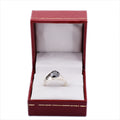 1-4 Carats Black Diamond Solitaire Ring In Sterling Silver - ZeeDiamonds