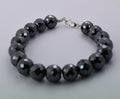 12 mm Certified Black Diamond Bracelet In Sterling Silver - ZeeDiamonds