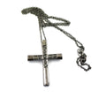 Black Diamond Solitaire Designer Cross Pendant, Great Shine & Fancy Look - ZeeDiamonds