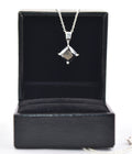 1.59 Ct AAA Certified Black Diamond Pendant Chain Necklace,Pretty Gift! - ZeeDiamonds