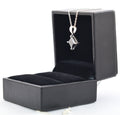 1.59 Ct AAA Certified Black Diamond Pendant Chain Necklace,Pretty Gift! - ZeeDiamonds