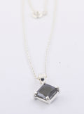 1.59 Ct AAA Certified Black Diamond Pendant Chain Necklace,Pretty Gift! - ZeeDiamonds