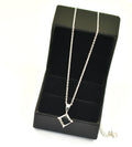 1.59 Ct AAA Certified Black Diamond Pendant Chain Necklace,Pretty Gift! - ZeeDiamonds