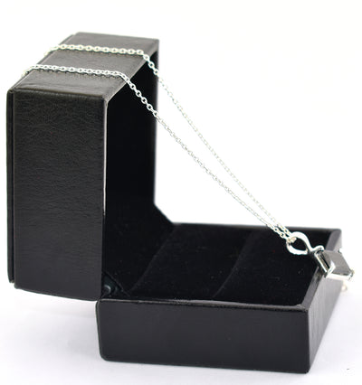 1.59 Ct AAA Certified Black Diamond Pendant Chain Necklace,Pretty Gift! - ZeeDiamonds